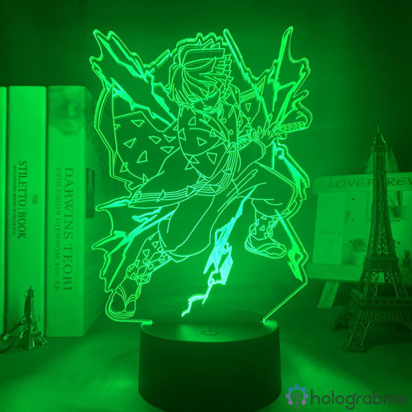 Lampe De Chevet Led Décorative Manga Zenitsu Agatsuma, Idee Cadeau