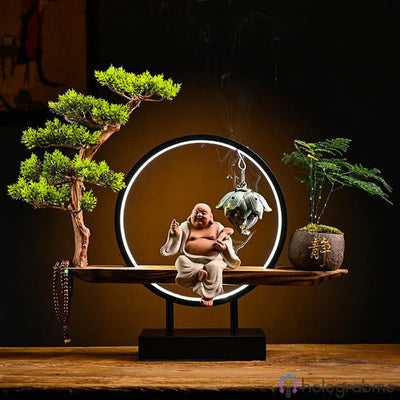 Lampe Porte-Encens Bouddha Gros