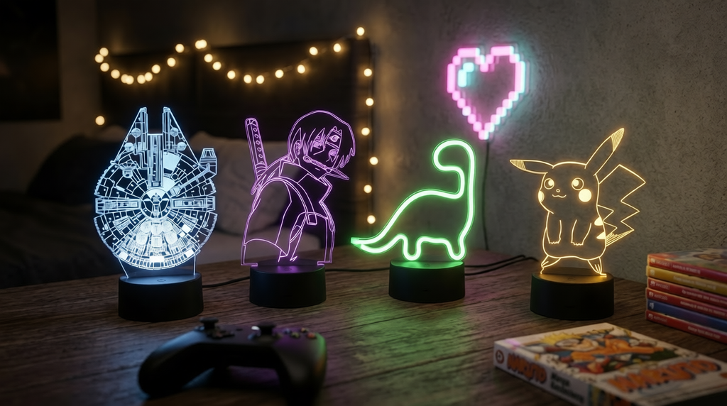 Idée cadeau geek original : 10 lampes et néons LED qui impressionnent (moins de 50€)
