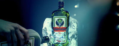 Bouteille de Jägermeister glacée