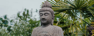 Statue du bouddha jardin