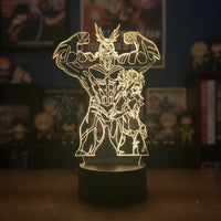 Lampe veilleuse My Hero Academia All Might décoration chambre ambiance LED
