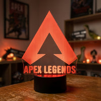 Lampe veilleuse Jeu Vidéo Apex Legends Logo décoration chambre ambiance LED
