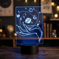 Lampe veilleuse Espace Astrologie Planètes décoration chambre ambiance LED