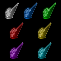 Lampe 3D Counter Strike AWP 7 couleurs LED rouge vert bleu violet jaune cyan blanc