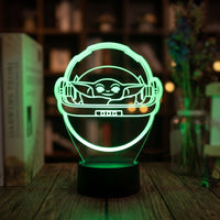 Lampe veilleuse Star Wars Baby Yoda Toy décoration chambre ambiance LED