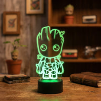 Lampe veilleuse Marvel Bébé Groot décoration chambre ambiance LED
