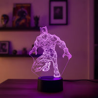 Lampe veilleuse Marvel Black Panther décoration chambre ambiance LED