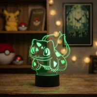 Lampe veilleuse Pokémon Bulbizarre décoration chambre ambiance LED