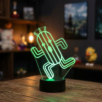 Lampe veilleuse Final Fantasy Cactuar (Pampa) décoration chambre ambiance LED