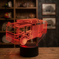 Lampe veilleuse Voiture Camion Pompier décoration chambre ambiance LED