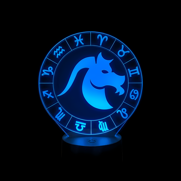 Lampe Signe Astrologique Capricorne