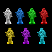 Lampe 3D One Piece Captain Monkey D. Luffy 7 couleurs LED rouge vert bleu violet jaune cyan blanc