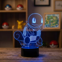 Lampe veilleuse Pokémon Carapuce décoration chambre ambiance LED