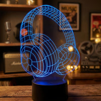 Lampe veilleuse Musique Casque de Musique décoration chambre ambiance LED