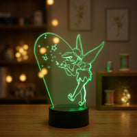 Lampe veilleuse Princesse Disney Clochette et le Secret des fées décoration chambre ambiance LED