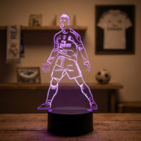 Lampe veilleuse Pop Culture Cristiano Ronaldo décoration chambre ambiance LED