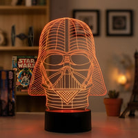 Lampe veilleuse Star Wars Dark Vador décoration chambre ambiance LED