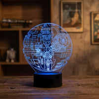 Lampe veilleuse Star Wars Death Star décoration chambre ambiance LED