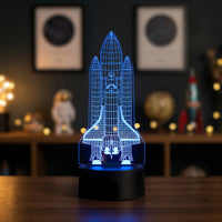 Lampe veilleuse Fusée Décollage décoration chambre ambiance LED
