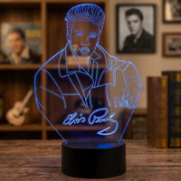 Lampe veilleuse Pop Culture Elvis Presley décoration chambre ambiance LED