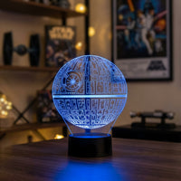 Lampe veilleuse Star Wars Étoile de la Mort décoration chambre ambiance LED