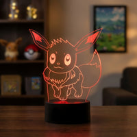 Lampe veilleuse Pokémon Évoli décoration chambre ambiance LED