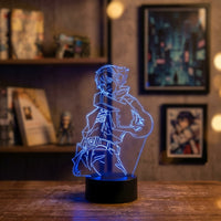Lampe veilleuse League of Legends Ezreal décoration chambre ambiance LED