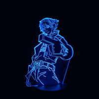 Lampe 3D LED League of Legends Ezreal effet holographique fond noir