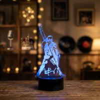 Lampe veilleuse Pop Culture Freddie Mercury décoration chambre ambiance LED