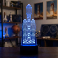 Lampe veilleuse Fusée Ariane décoration chambre ambiance LED