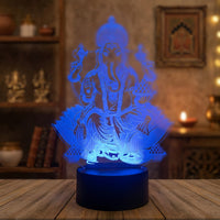 Lampe veilleuse Religieuse Ganesh décoration chambre ambiance LED