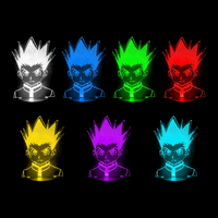 Lampe 3D Hunter x Hunter Gon Freecs 7 couleurs LED rouge vert bleu violet jaune cyan blanc