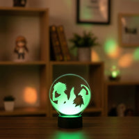 Lampe veilleuse Hunter x Hunter Gon et Killua décoration chambre ambiance LED