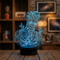 Lampe veilleuse Marvel Groot Adulte décoration chambre ambiance LED