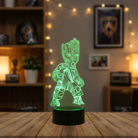 Lampe veilleuse Marvel Groot décoration chambre ambiance LED