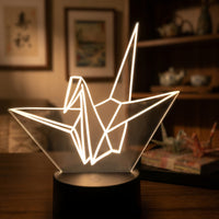 Lampe veilleuse Religieuse Grue Origami décoration chambre ambiance LED