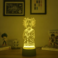 Lampe veilleuse My Hero Academia Himiko Toga décoration chambre ambiance LED