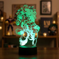 Lampe veilleuse My Hero Academia Izuku décoration chambre ambiance LED