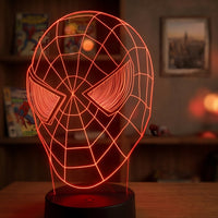 Lampe veilleuse Marvel Jeux Spiderman décoration chambre ambiance LED