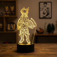 Lampe veilleuse My Hero Academia Katsuki Bakugo décoration chambre ambiance LED