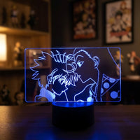 Lampe veilleuse Hunter x Hunter Kirua & Irumi décoration chambre ambiance LED