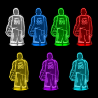 Lampe 3D Pop Culture Kobe Bryant 7 couleurs LED rouge vert bleu violet jaune cyan blanc