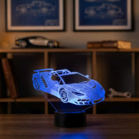 Lampe veilleuse Voiture Lamborghini décoration chambre ambiance LED