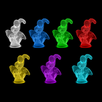 Lampe 3D Marvel Lance Toile Spiderman 7 couleurs LED rouge vert bleu violet jaune cyan blanc