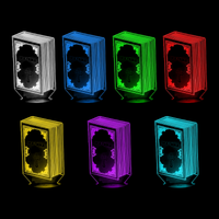 Lampe 3D Religieuse Livre de la Bible 7 couleurs LED rouge vert bleu violet jaune cyan blanc
