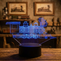 Lampe veilleuse Train Locomotive décoration chambre ambiance LED