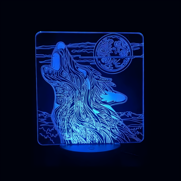 Lampe Animal Loup