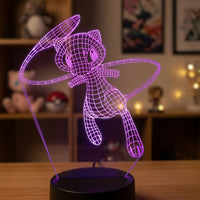Lampe veilleuse Pokémon Mew décoration chambre ambiance LED