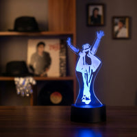 Lampe veilleuse Pop Culture Michael Jackson décoration chambre ambiance LED